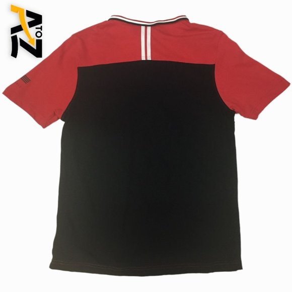 Men Truth Substance Common Sense Red Black Short Sleeve Polo shirt Size Medium - Picture 3 of 12